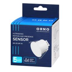 Ultrasoniczny czujnik ruchu i obecności do sufitów podwieszanych, IP65, 2000W OR-CR-297/W
