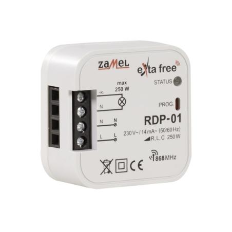 Exta Free - radiowy ściemniacz dopuszkowy 1-kanałowy RDP-01
