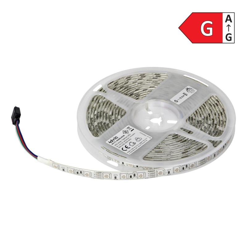 Taśma LED 12V 5050 60L/m 14,4W/m IP63 RGB 5m Taśma LED 12V 5050 60L/m 14,4W/m IP63 RGB 5m
