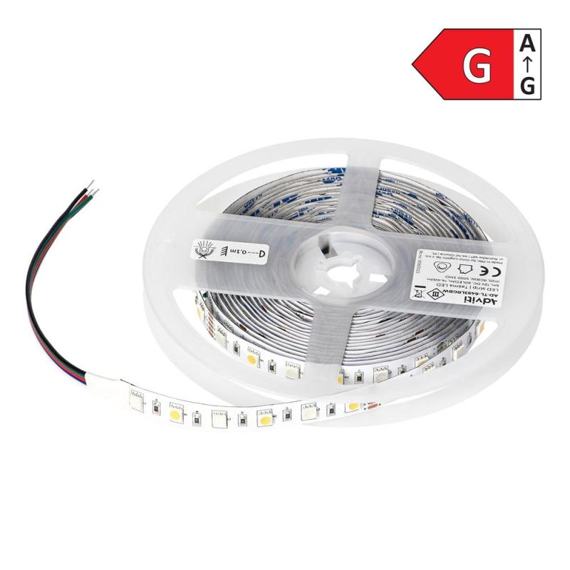 Taśma LED 12V Samsung chipset 5050 60L/m 14,4W/m IP20 RGBW 5m Taśma LED 12V Samsung chipset 5050 60L/m 14,4W/m IP20 RGBW 5m