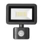 FARO S LED 20W naświetlacz z PIR, 1600lm, IP44, 4000K, aluminium + szkło