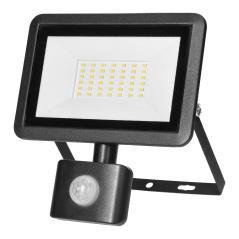 FARO S LED 30W naświetlacz z PIR, 2400lm, IP44, 4000K, aluminium + szkło