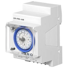 Mechaniczny programator czasowy, 24 godziny, 110-230 V AC, rezerwa 200 godzin OR-PRE-468