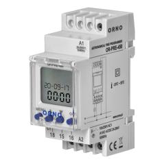 Programator astronomiczny i czasowy, 52 programy, 16A/230V, przerwa nocna,  OR-PRE-450