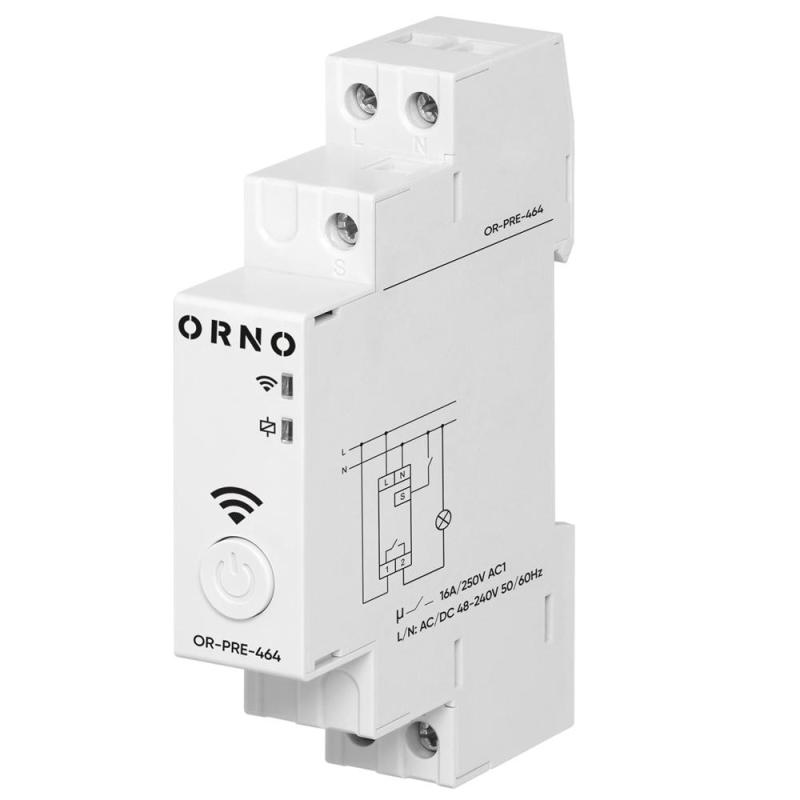 Programator astronomiczny i czasowy, 16A/230V, Tuya Smart Wi-Fi OR-PRE-464