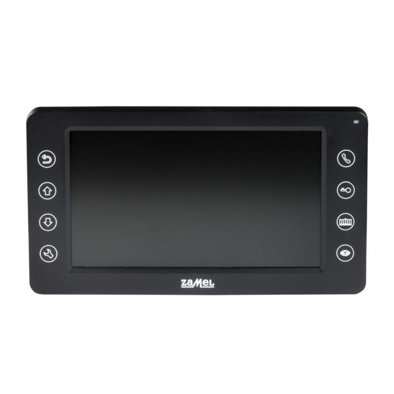 Wideomonitor z dotykowymi przyciskami 7 cali czarny VP-819B Wideomonitor z dotykowymi przyciskami 7 cali czarny VP-819B