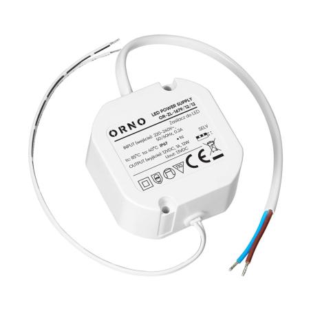 Zasilacz LED, dopuszkowy, 12V, 12W, IP67