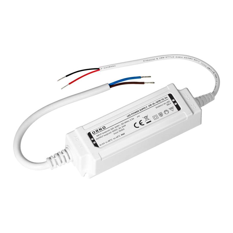 Zasilacz LED, hermetyczny, 12V, 24W, IP67