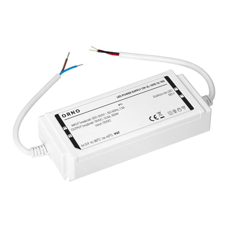 Zasilacz LED , hermetyczny, 12V, 150W, IP67 Zasilacz LED , hermetyczny, 12V, 150W, IP67