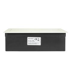 NOEN Gniazdo meblowe puste, 3 x 45x45mm lub 6 x 22,5x45mm, przewód 1,5m, białe