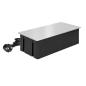 NOEN Gniazdo meblowe puste, 3 x 45x45mm lub 6 x 22,5x45mm, przewód 1,5m, srebrne NOEN Gniazdo meblowe puste, 3 x 45x45mm lub 6 x 22,5x45mm, przewód 1,5m, srebrne