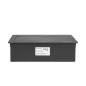 NOEN Gniazdo meblowe puste, 3 x 45x45mm lub 6 x 22,5x45mm, przewód 1,5m, czarne NOEN Gniazdo meblowe puste, 3 x 45x45mm lub 6 x 22,5x45mm, przewód 1,5m, czarne