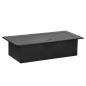 Gniazdo meblowe wpuszczane w blat z klapką, 2x Schuko, USB-A + USB-C 3,6A, czarne IP20 Gniazdo meblowe wpuszczane w blat z klapką, 2x Schuko, USB-A + USB-C 3,6A, czarne IP20
