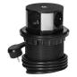 Wysuwane gniazdo meblowe Ø10 cm do blatu: 3x230V, USB-A+C QC 3.0, ładowarka Qi 10W, kabel 1,5 m Wysuwane gniazdo meblowe Ø10 cm do blatu: 3x230V, USB-A+C QC 3.0, ładowarka Qi 10W, kabel 1,5 m