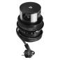 Wysuwane gniazdo meblowe Ø10 cm do blatu: 3x230V, USB-A+C QC 3.0, ładowarka Qi 10W, kabel 1,5 m Wysuwane gniazdo meblowe Ø10 cm do blatu: 3x230V, USB-A+C QC 3.0, ładowarka Qi 10W, kabel 1,5 m