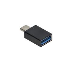 Gniazdo meblowe wpuszczane Ø63 mm EasyEject 230V + USB-C QC 3.0 z przejściówką C-A, czarne, przewód 1,5 m