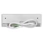 Gniazdo meblowe 2x2P+Z, 2xUSB (typ A+C, 2,4A), biało-srebrne Gniazdo meblowe 2x2P+Z, 2xUSB (typ A+C, 2,4A), biało-srebrne