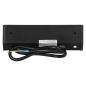 Gniazdo meblowe 2x2P+Z (Schuko), 2xUSB (typ A+C, 2,4A), czarne