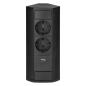 Gniazdo meblowe 2x2P+Z (Schuko), 2xUSB (typ A+C, 2,4A), czarne