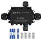 Puszka natynkowa HD IP68, 0,5-6,0mm2 ,2 dławnice M20, 2 dławnice M16, układ X