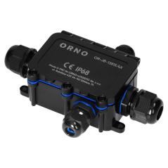 Puszka natynkowa HD IP68, 0,5-6,0mm2 ,2 dławnice M20, 2 dławnice M16, układ X