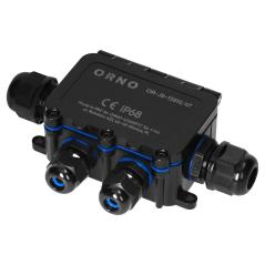 Puszka natynkowa HD IP68, 0,5-6,0mm2 ,2 dławnice M20, 2 dławnice M16, układ T