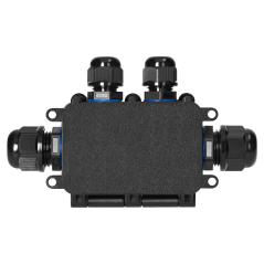 Puszka natynkowa HD IP68, 0,5-6,0mm2 ,2 dławnice M20, 2 dławnice M16, układ T