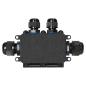 Puszka natynkowa HD IP68, 0,5-6,0mm2 ,2 dławnice M20, 2 dławnice M16, układ T