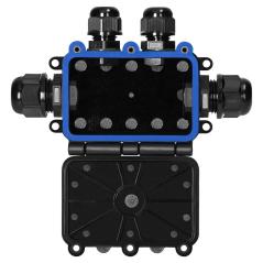 Puszka natynkowa HD IP68, 0,5-6,0mm2 ,2 dławnice M20, 2 dławnice M16, układ T