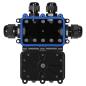 Puszka natynkowa HD IP68, 0,5-6,0mm2 ,2 dławnice M20, 2 dławnice M16, układ T