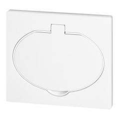 Hermetyczne gniazdo elektryczne, IP44, 1x2P+Z(Schuko), białe