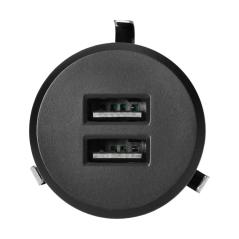 Ładowarka 2xUSB (typ A, 3,4A) wpuszczana w blat, czarna