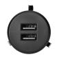 Ładowarka 2xUSB (typ A, 3,4A) wpuszczana w blat, czarna