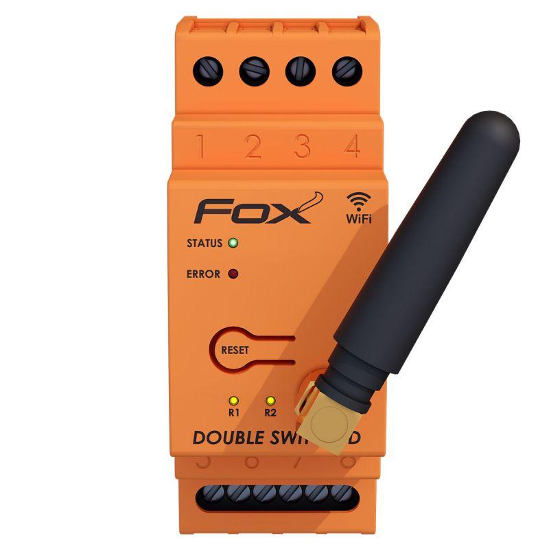 FOX - Przekaźnik 2-kanałowy DOUBLE SWITCH-D FOX - Przekaźnik 2-kanałowy DOUBLE SWITCH-D