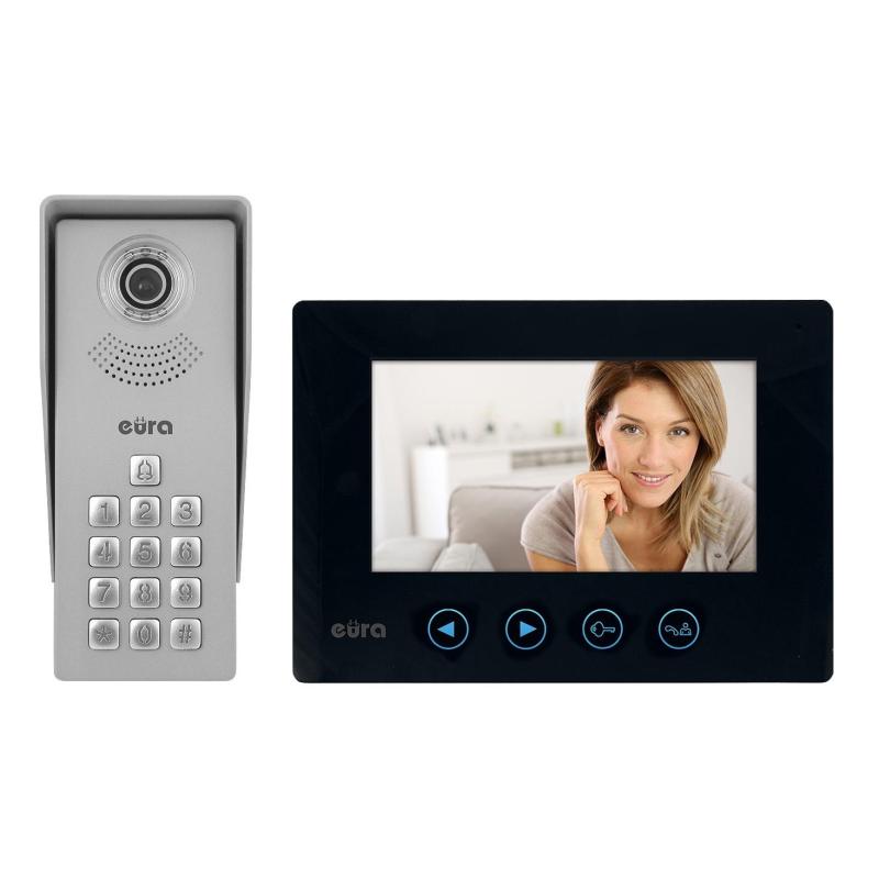 Wideodomofon jednorodzinny EURA TYTAN VDP-12A3 czarny