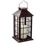 Latarenka solarna retro VIBORG LED 3000K IP44 patyna Goldlux Latarenka solarna retro VIBORG LED 3000K IP44 patyna Goldlux