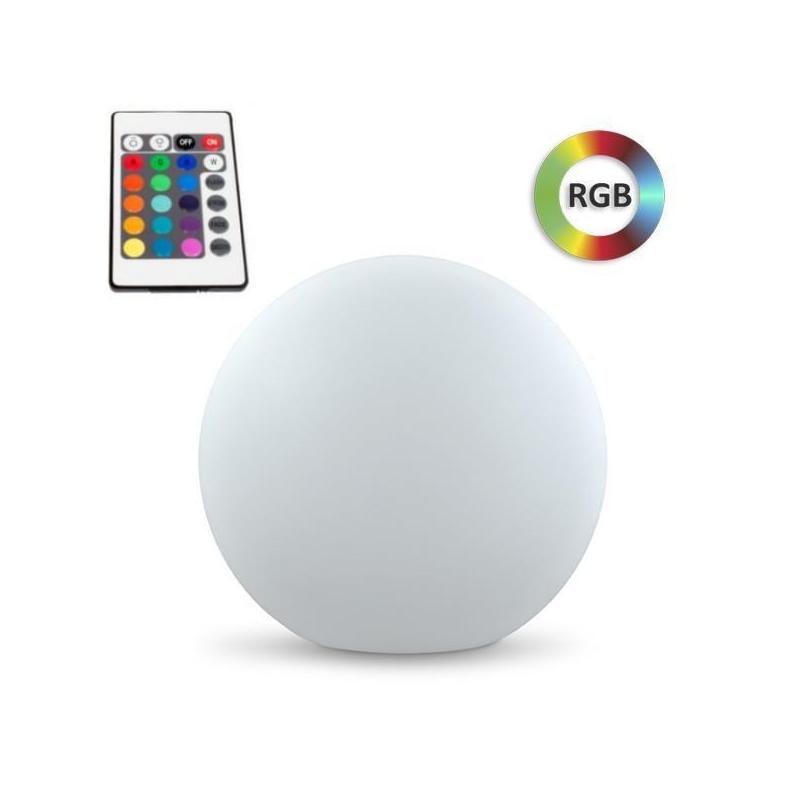 Lampa solarna Kula RGB 20 cm z pilotem Goldlux 325365 Lampa solarna Kula RGB 20 cm z pilotem Goldlux 325365