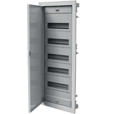 Rozdzielnica podtynkowa 5x12, drzwi metalowe IP40 - C.1560