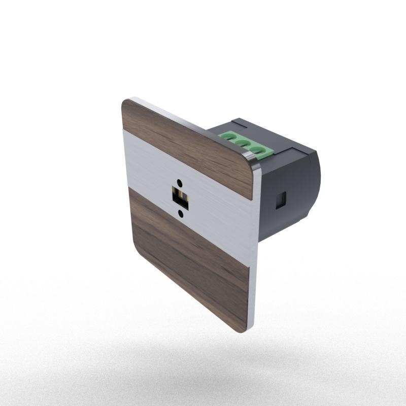 Laserowy czujnik odległości DRL-12-40 orzech satyna