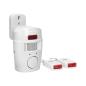 Mini alarm bezprzewodowy z wbudowaną syreną sterowany pilotem, 6m, bateryjny Mini alarm bezprzewodowy z wbudowaną syreną sterowany pilotem, 6m, bateryjny