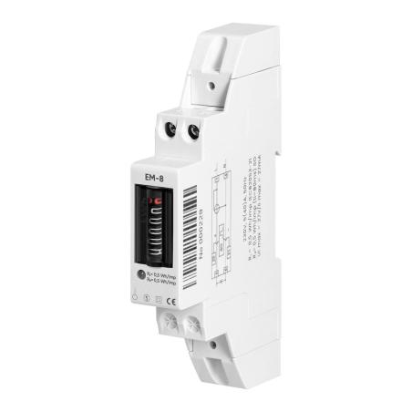 1-fazowy analogowy licznik energii elektrycznej, 40A, 1 moduł, DIN TH-35mm