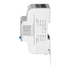 3-fazowy licznik energii elektrycznej, 80A, dodatkowy wskaźnik, wyjście impulsowe, przycisk RESET, 2 moduły, DIN TH-35mm