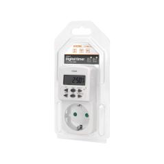Elektroniczny programator czasowy, MINI, 1800W, 8A, 10 programów, wersja Schuko
