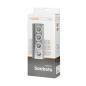 Gniazdo meblowe, kuchenne montowane na rzepy 4x2P+Z INOX z przewodem 1,5m.