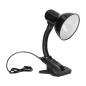 LATSA, lampa biurkowa z klipsem, 40W, E27, stal + tworzywo, czarna