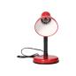 FUPI, lampa biurkowa, 40W, E27, stal + tworzywo, czerwona FUPI, lampa biurkowa, 40W, E27, stal + tworzywo, czerwona