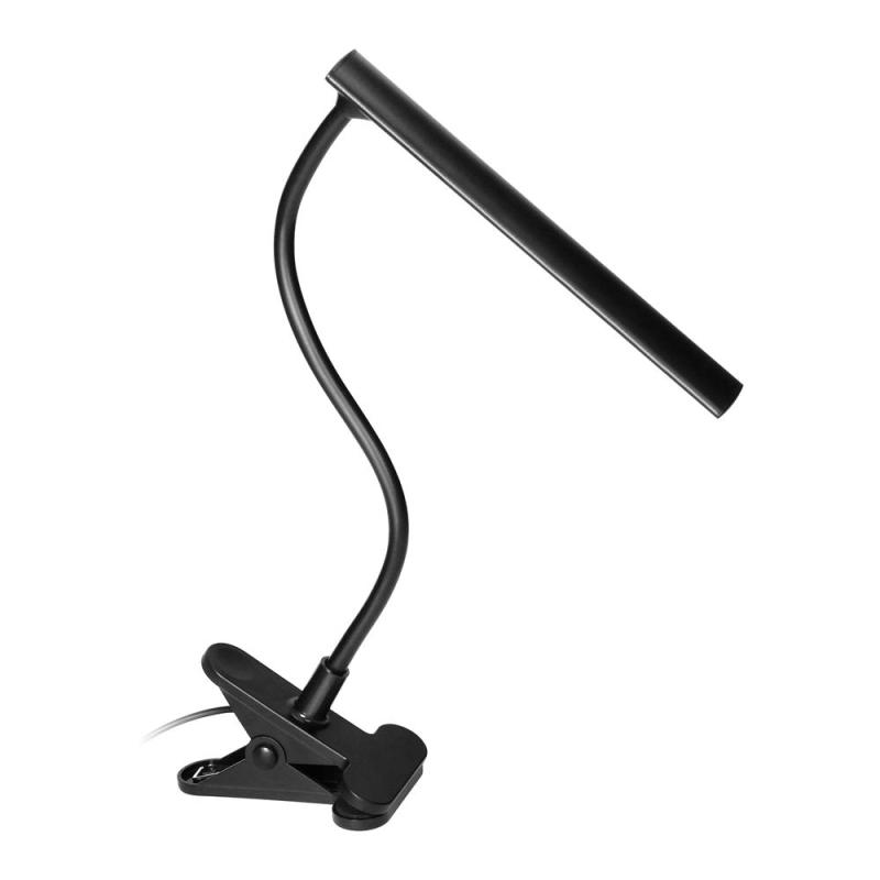 TERI II LED, lampka biurkowa z klipsem, 5W, 260lm, 4000K, czarna TERI II LED, lampka biurkowa z klipsem, 5W, 260lm, 4000K, czarna