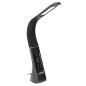 DOLOMIT LED 5W, lampka biurkowa z budzikiem, 400lm, 4000K, czarna DOLOMIT LED 5W, lampka biurkowa z budzikiem, 400lm, 4000K, czarna