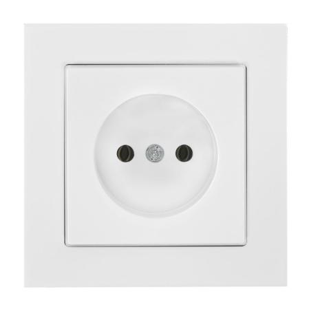 Gniazdo pojedyncze p/t 2P Malta, 16A, 250V, PT-15M, biały