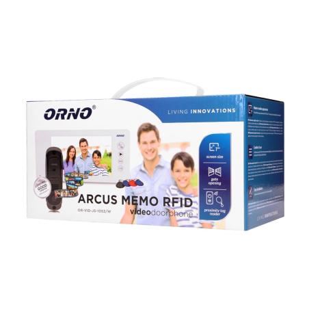 Wideodomofon jednorodzinny ARCUS RFID OR-VID-JS-1053/W